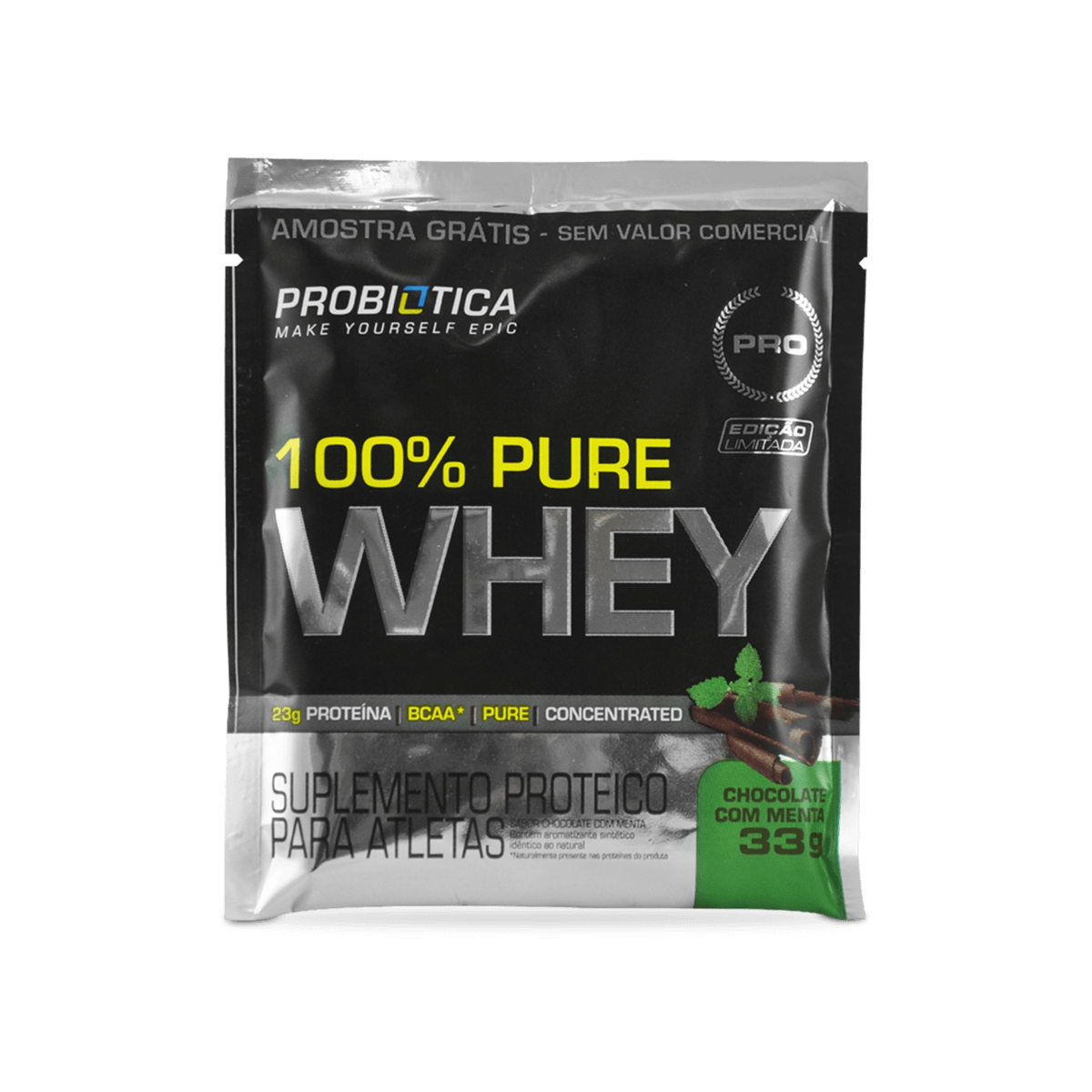 100 Pure Whey Protein Brinde Probiótica Loja do Suplemento