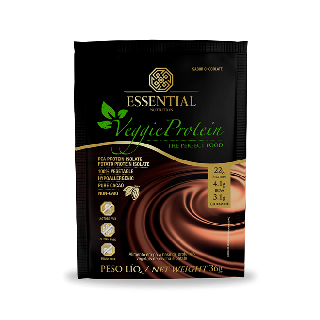 Veggie Protein Cacao Essential Nutrition Loja Do Suplemento