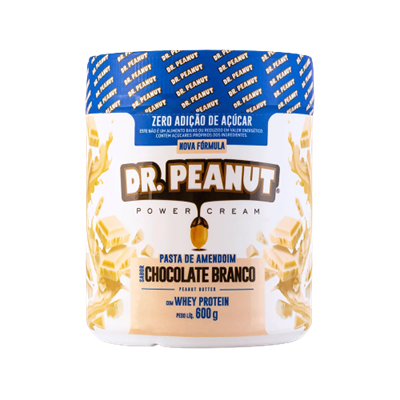 Pasta de amendoim Avelã com Whey Protein 650g- DR. PEANUT - Pasta