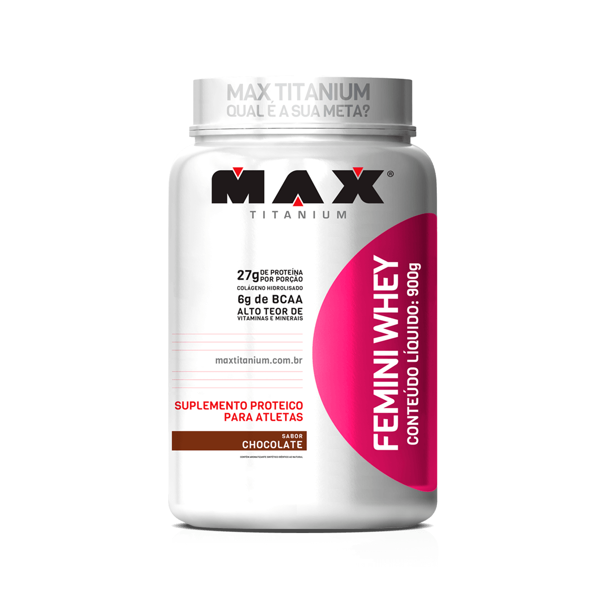 suplemento de proteína para mulheres femini whey max titanium