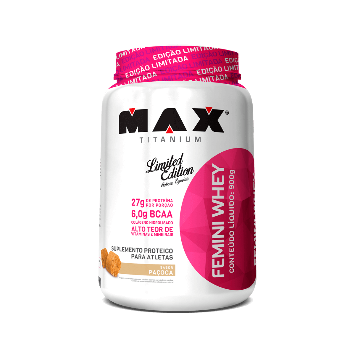 Suplemento De Proteína Para Mulheres Femini Whey Max Titanium